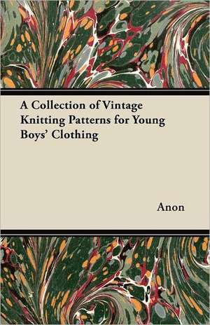 A Collection of Vintage Knitting Patterns for Young Boys' Clothing de Anon