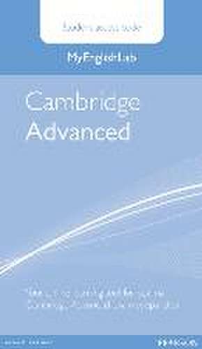 MyEnglishLab Cambridge Advanced Standalone Student Access Card