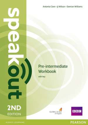 Speakout Pre-Intermediate. Workbook with Key de Damian Williams