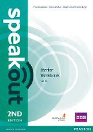 Speakout Starter. Workbook with Key de Frances Eales