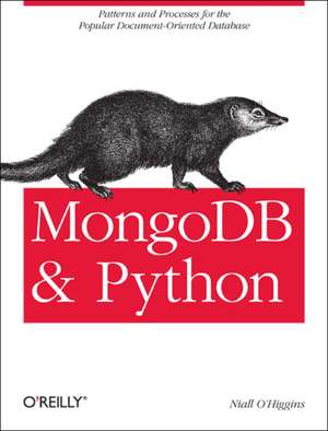 MongoDB and Python de Niall O′higgins