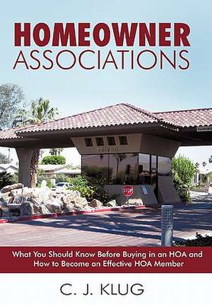 Homeowner Associations de C. J. Klug