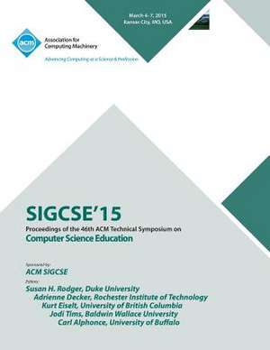 Sigcse 2015 46th ACM Technical Symposium on Computer Science de Sigcse 15 Conference Committee