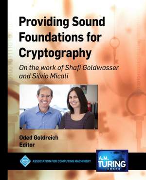 Providing Sound Foundations for Cryptography de Oded Goldreich