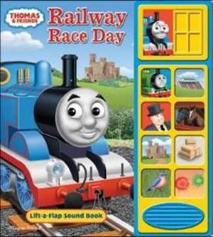 Thomas & Friends: Railway Race Day Lift-a-Flap Sound Book de Pi Kids