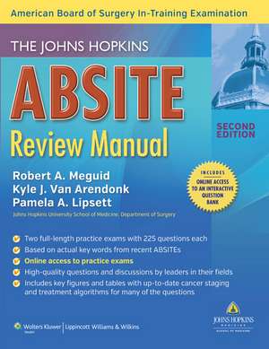 The Johns Hopkins ABSITE Review Manual de Robert A. Meguid MD