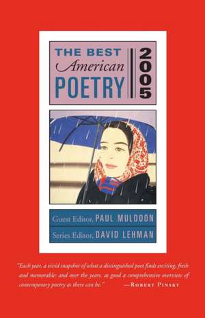 Best American Poetry 2005 de David Lehman