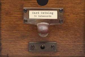 Card Catalog: 30 Notecards from the Library of Congress de Chronicle Books