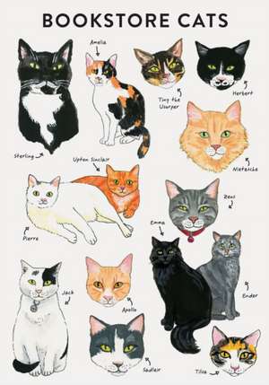 Bibliophile Flexi Journal: Bookstore Cats de Jane Mount