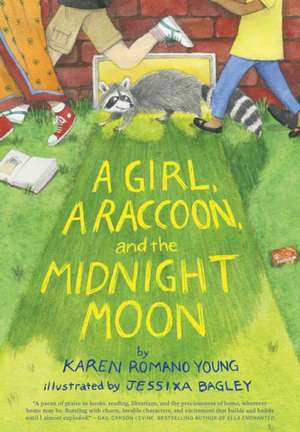 A Girl, a Raccoon, and the Midnight Moon: (Juvenile Fiction, Mystery, Young Reader Detective Story, Light Fantasy for Kids) de Karen Romano Young