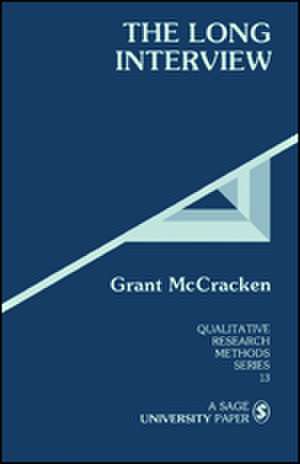 The Long Interview de Grant McCracken