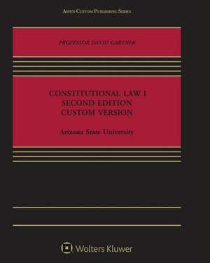 Constitutional Law 1 de David Gartner