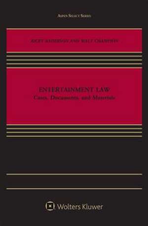 Entertainment Law de Ricky Anderson