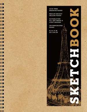 Sketchbook (Basic Large Spiral Kraft) de Sterling Publishing Company