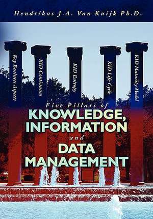 Five Pillars of Knowledge, Information and Data Management de Hendrikus J. a. Van Kuijk Ph. D.