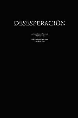 Desesperaci N de Matthew Bryan