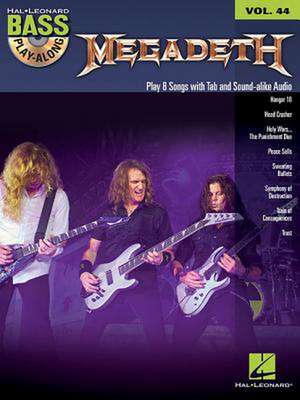 Megadeth: Bass Play-Along Volume 44 de Megadeth