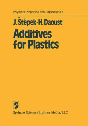 Additives for Plastics de Jan Stipek