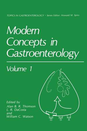 Modern Concepts in Gastroenterology de Alan B.R. Thomson