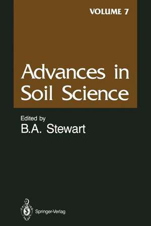 Advances in Soil Science de D. W. Anderson