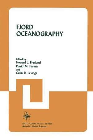 Fjord Oceanography de Howard Freeland