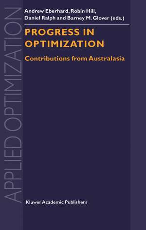 Progress in Optimization: Contributions from Australasia de Andrew Eberhard