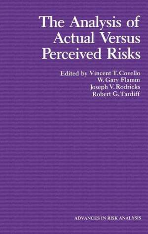 The Analysis of Actual Versus Perceived Risks de V.T. Covello