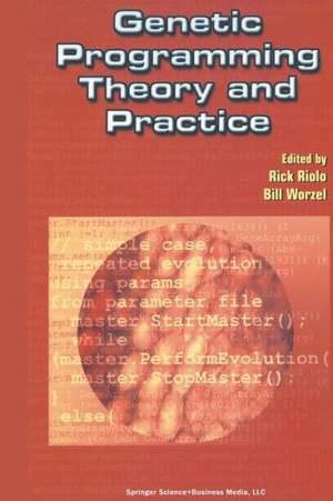 Genetic Programming Theory and Practice de Rick Riolo