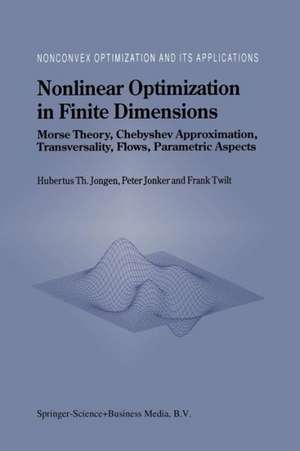 Nonlinear Optimization in Finite Dimensions: Morse Theory, Chebyshev Approximation, Transversality, Flows, Parametric Aspects de Hubertus Th. Jongen