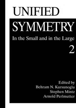 Unified Symmetry: In the Small and in the Large 2 de Behram N. Kursunogammalu