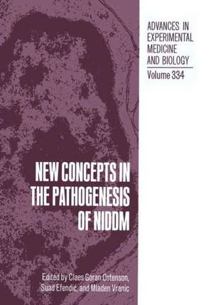 New Concepts in the Pathogenesis of NIDDM de Claes-Goran Östenson