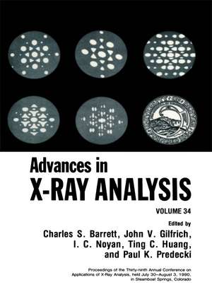 Advances in X-Ray Analysis de C.S. Barrett