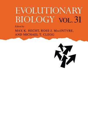 Evolutionary Biology de Max K. Hecht