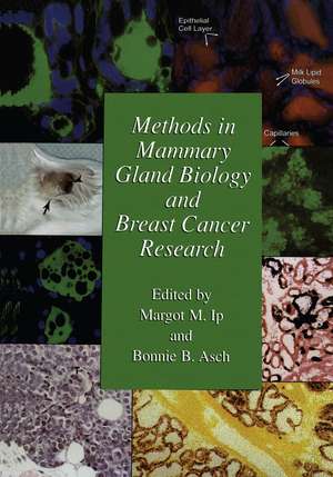 Methods in Mammary Gland Biology and Breast Cancer Research de Margot M. Ip