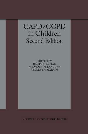 CAPD/CCPD in Children de Richard N. Fine