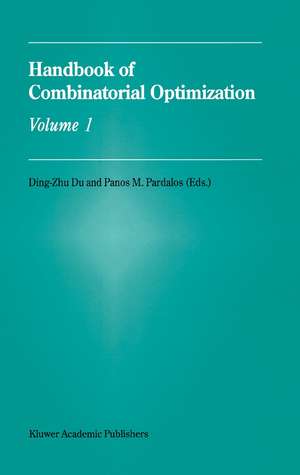 Handbook of Combinatorial Optimization de Ding-Zhu Du