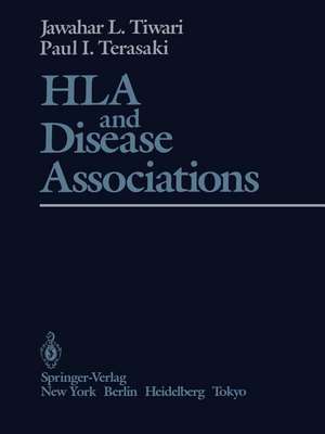 HLA and Disease Associations de J. L. Tiwari