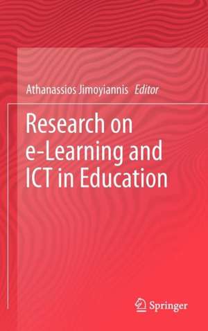 Research on e-Learning and ICT in Education de Athanassios Jimoyiannis