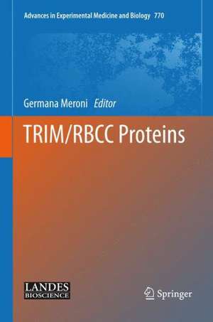 TRIM/RBCC Proteins de Germana Meroni