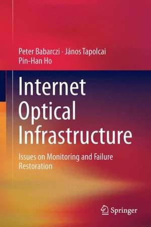 Internet Optical Infrastructure: Issues on Monitoring and Failure Restoration de János Tapolcai