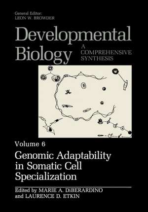 Genomic Adaptability in Somatic Cell Specialization de Marie A. DiBerardino