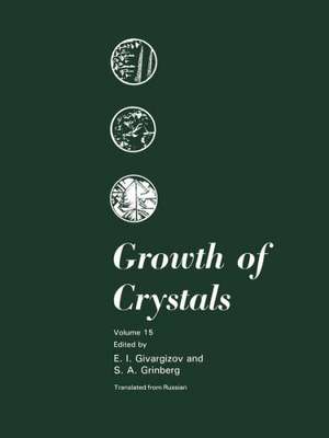 Growth of Crystals de E.I. Givargizov