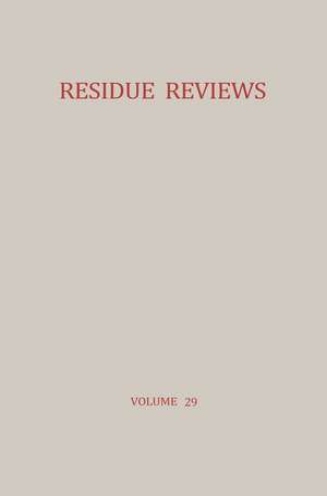 Decontamination of Pesticide Residues in the Environment: Atlantic City Meetings of the American Chemical Society September 1968 de Francis A. Gunther