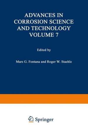 Advances in Corrosion Science and Technology de M.G. Fontana