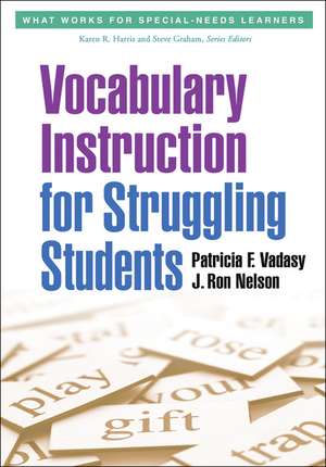 Vocabulary Instruction for Struggling Students de Patricia F. Vadasy