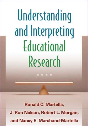 Understanding and Interpreting Educational Research de Ronald C. Martella