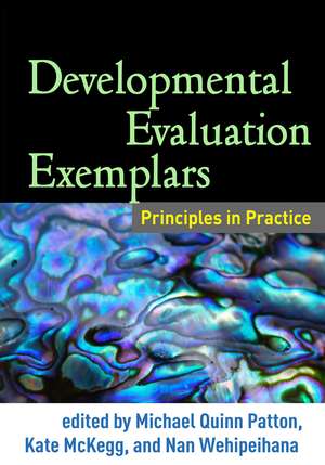 Developmental Evaluation Exemplars: Principles in Practice de Michael Quinn Patton