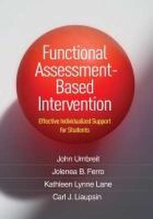 Functional Assessment-Based Intervention de Carl J. Liaupsin