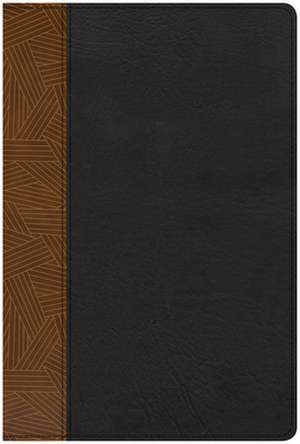 CSB Rainbow Study Bible, Black/Tan Leathertouch de Csb Bibles By Holman