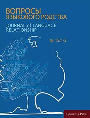 Journal of Language Relationship vol 15/1-2